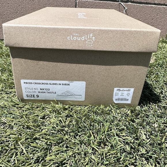 NIB Madewell The Alina platform Sandal 90s style size 9 pink girly leather - Picture 3 of 5